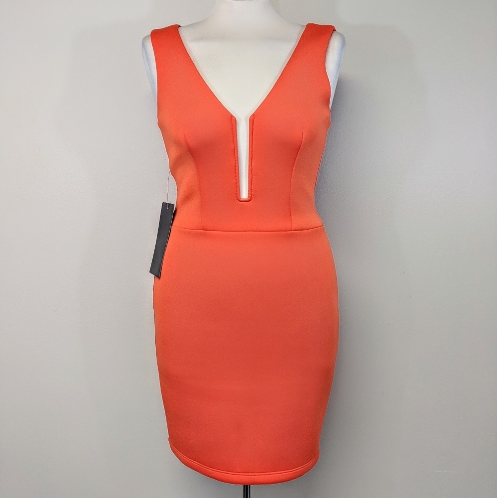 Bebe Scuba Mini Dress